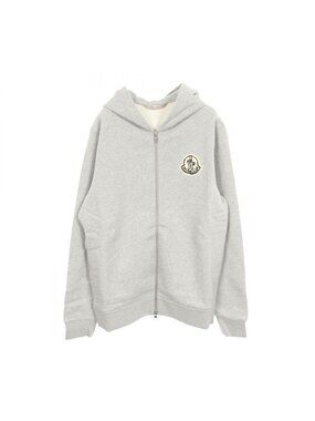 Moncler Hoodie Logo Patch Cotton